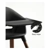 Clikk_Tray_WarmBrown_Black_Cnfg-3_EasyWipe Stokke Clikk High Chair
