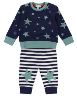 Star Print Cotton Outfit Set for Boys or Girls from Lilly & Sid