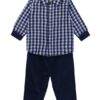 Woven Check Reversible Boys Outfit Lilly & Sid