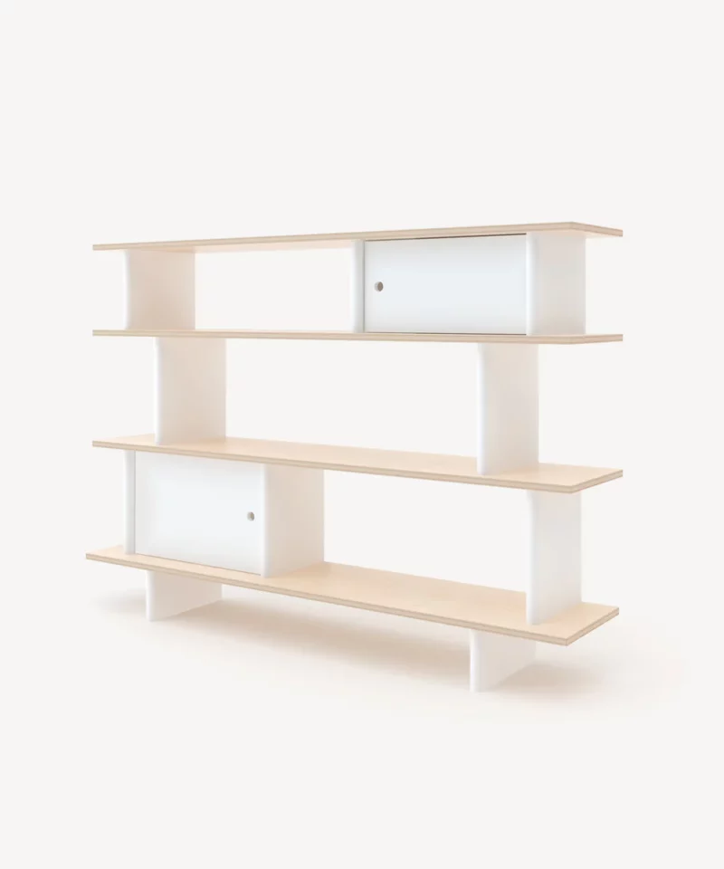 Oeuf Best-Selling Mini Library Real Wood Bookshelf for Children's Rooms