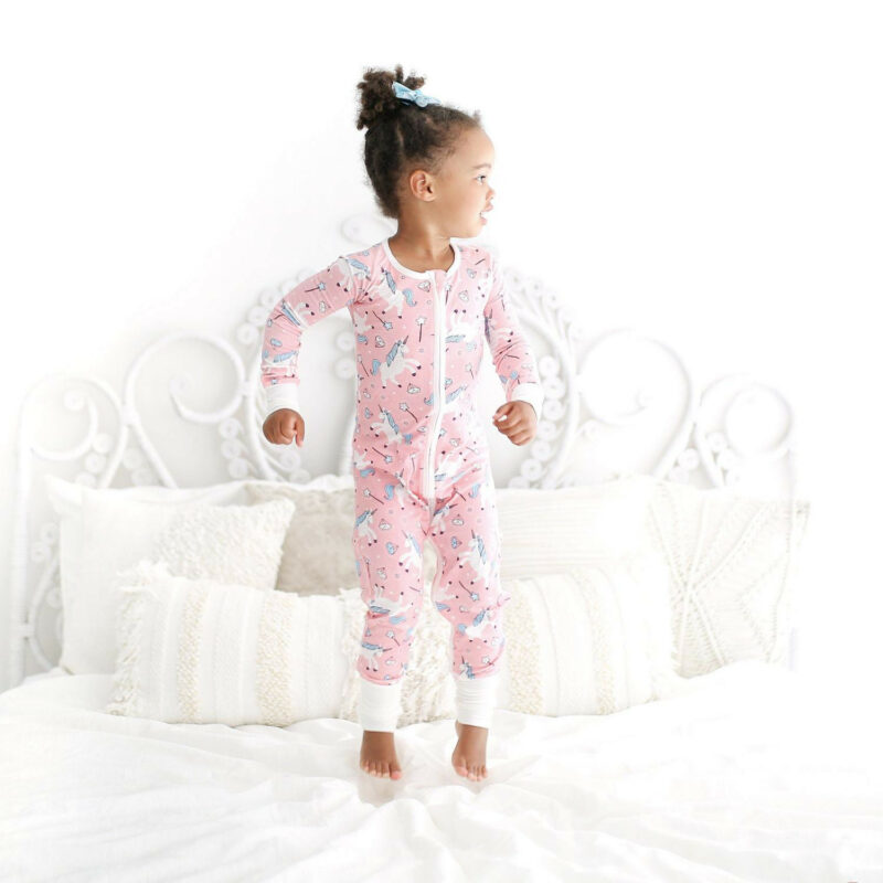 Little Sleepies Unicorns Bamboo Viscose Zippy