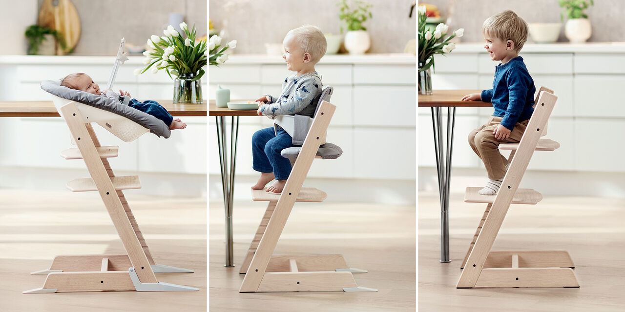 Stokke Tripp Trapp Black Wood Baby & Toddler High Chair + Reviews