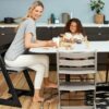 The Tripp Trapp High Chair Grows with your children and make great dinner chairs as well