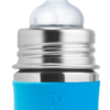 Pura Kiki 5 oz Aqua Stainless Steel Baby Bottle