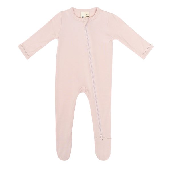 Kyte Baby Zippered Footie in Blush