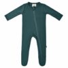 Kyte BABY Zippered Footie in Emerald Kyte BABY Zippered Footie in Emerald