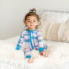 Little Sleepies Rosy Plaid Bamboo Zippy Sleeper