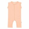 Kyte Baby Sleeveless Romper in Papaya