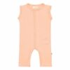 Kyte Baby Sleeveless Romper in Papaya