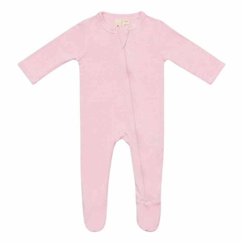 Kyte Baby Zippered Footie in Peony