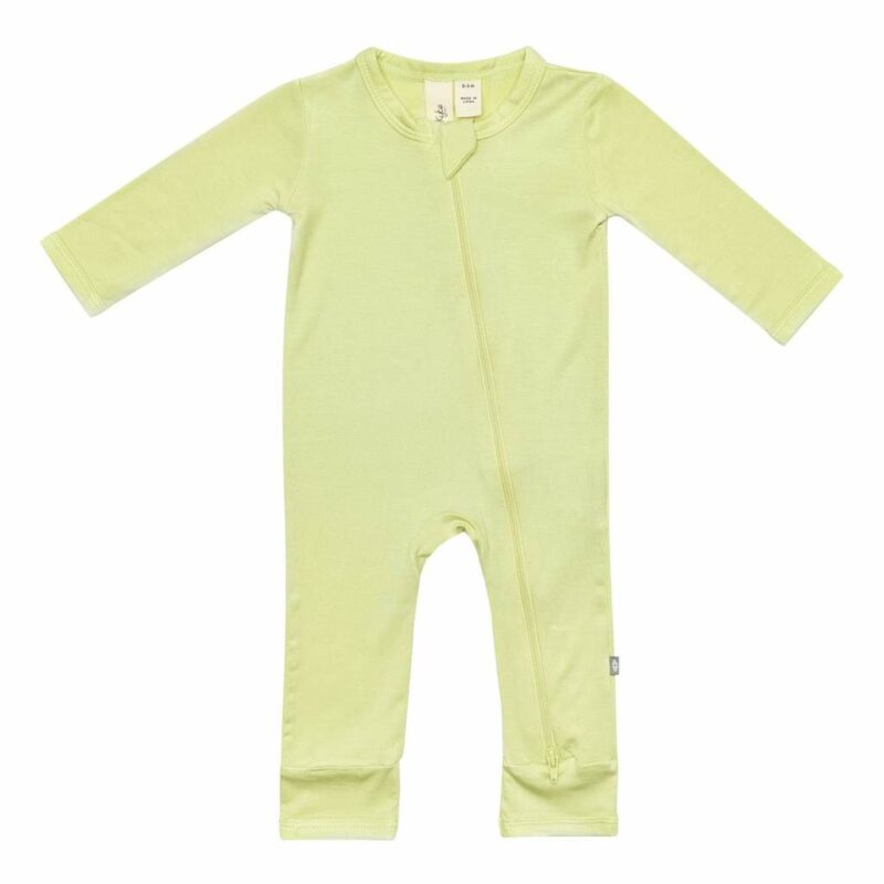 Kyte Baby Zippered Romper in Kiwi