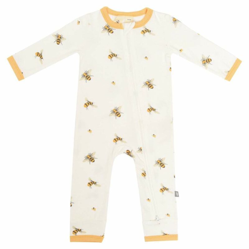 Kyte Baby Zippered Romper in Buzz