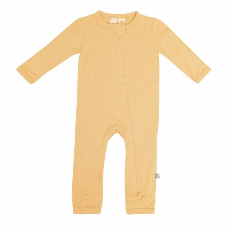 Kyte Baby Zippered Romper in Honey