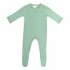 Kyte Baby Zippered Footie in Matcha