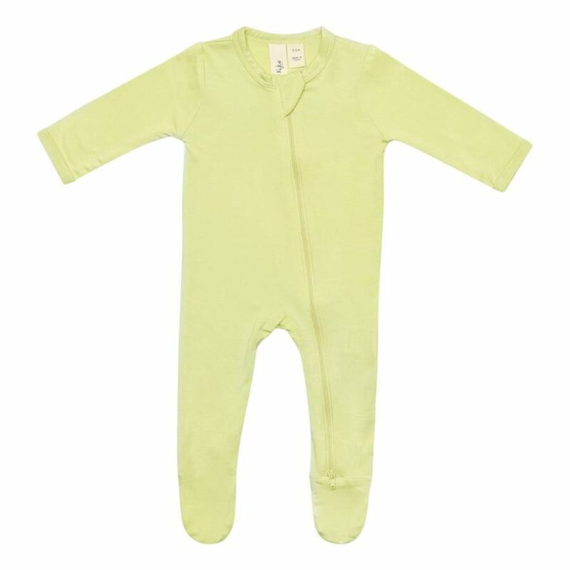 Kyte Baby Zippered Footie in Kiwi