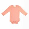 Kyte Baby Long Sleeve Bodysuit in Terracotta