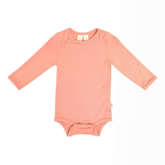 Kyte Baby Long Sleeve Bodysuit in Terracotta