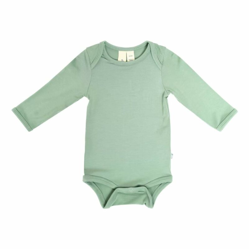 Kyte Baby Long Sleeve Bodysuit in Matcha