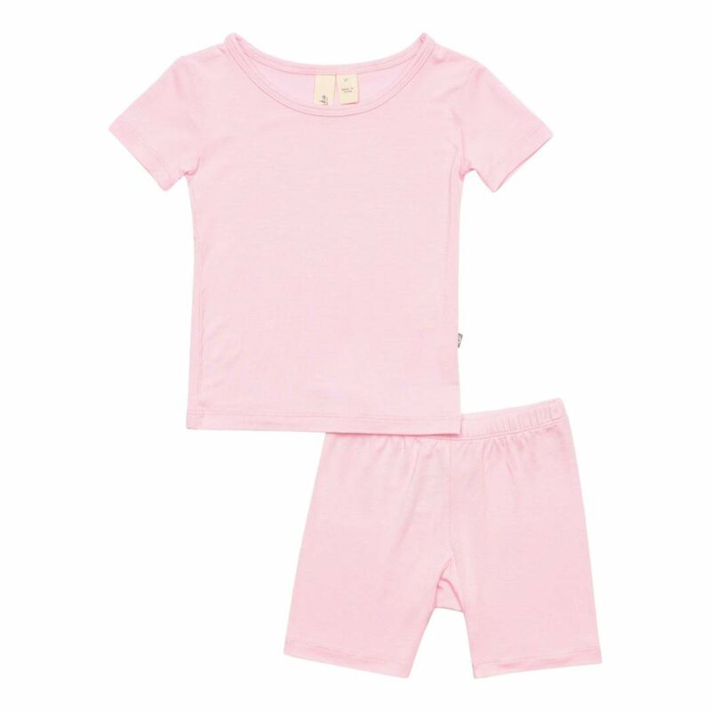 Kyte Baby Short Sleeve Pajama Set in Peony
