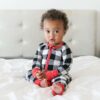 Little Sleepies Buffalo Plaid Bamboo Zippy Sleeper