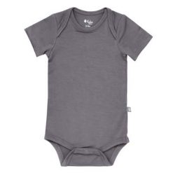 Kyte BABY Bodysuit in Charcoal