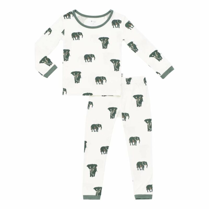 Kyte BABY Toddler Pajama Set in Elephant