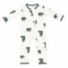 Kyte BABY Zippered Romper in Elephant