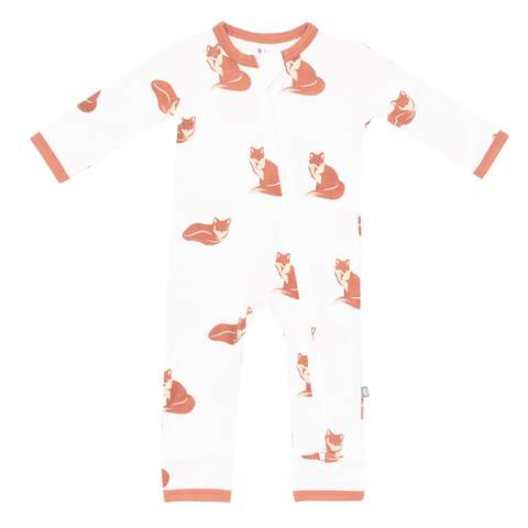 Kyte BABY Zippered Romper in Fox