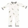 Kyte BABY Zippered Romper in Giraffe