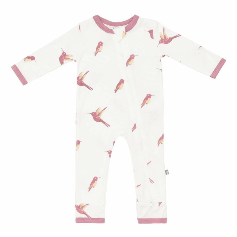 Kyte BABY Zippered Romper in Hummingbird