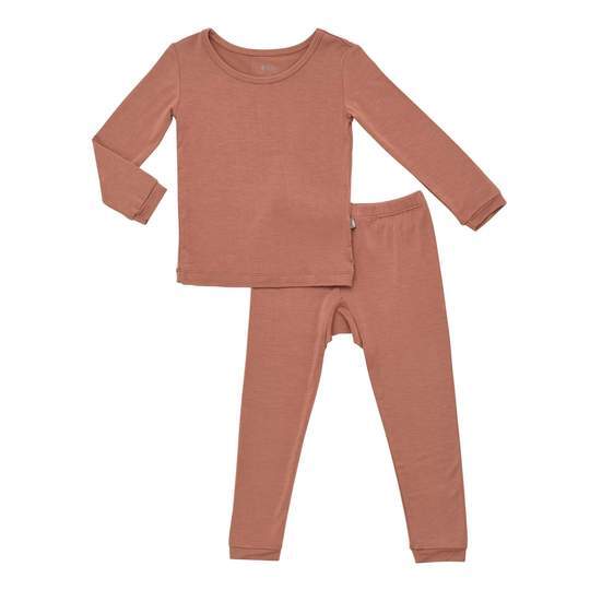 Kyte BABY Toddler Pajama Set in Spice
