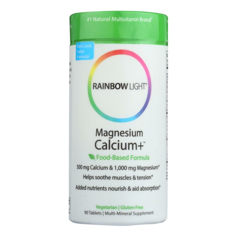 Rainbow Light Magnesium Calcium Supplement for Postpartum and Milk Supply