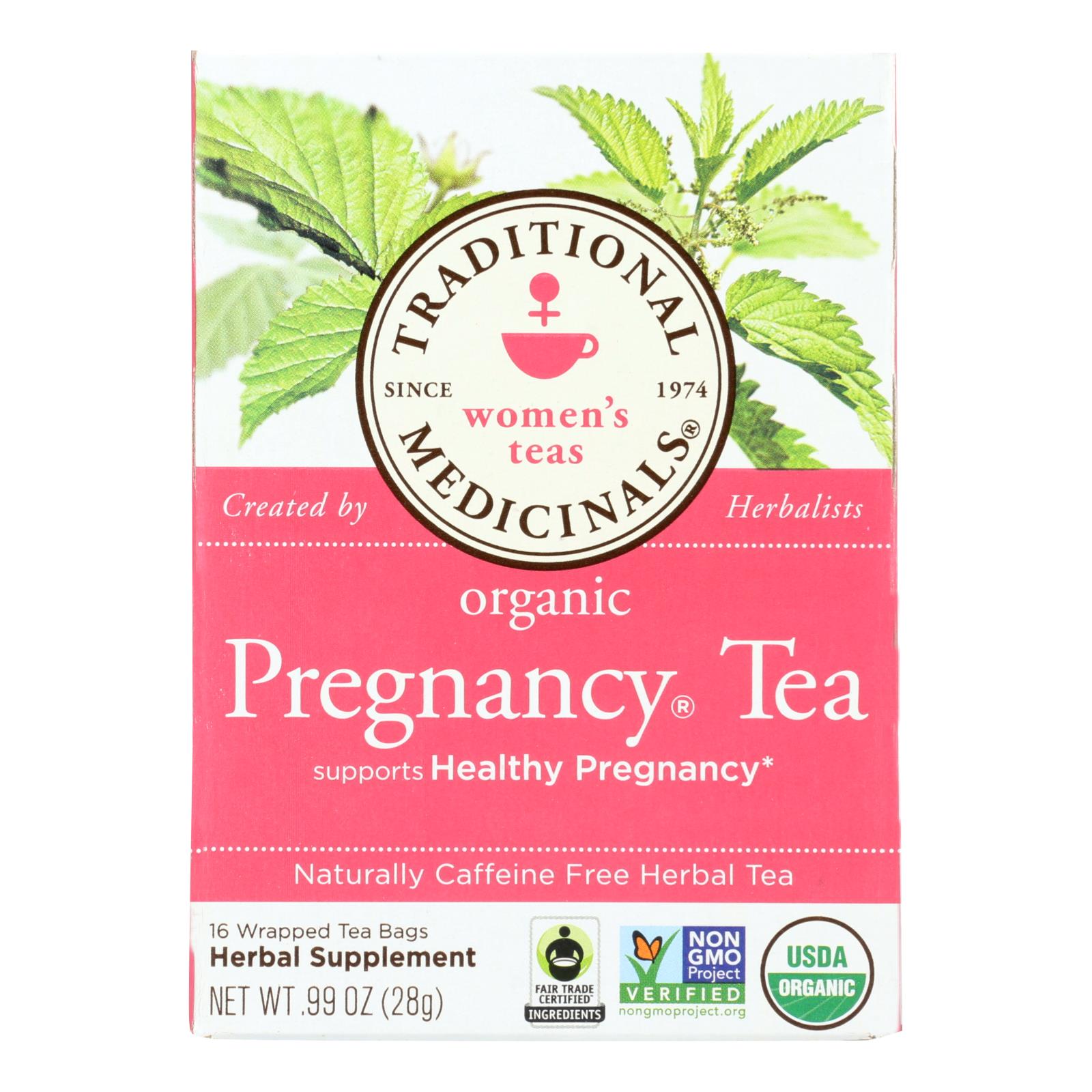 Traditional Medicinals Organic Pregnancy Herbal Tea Blossom