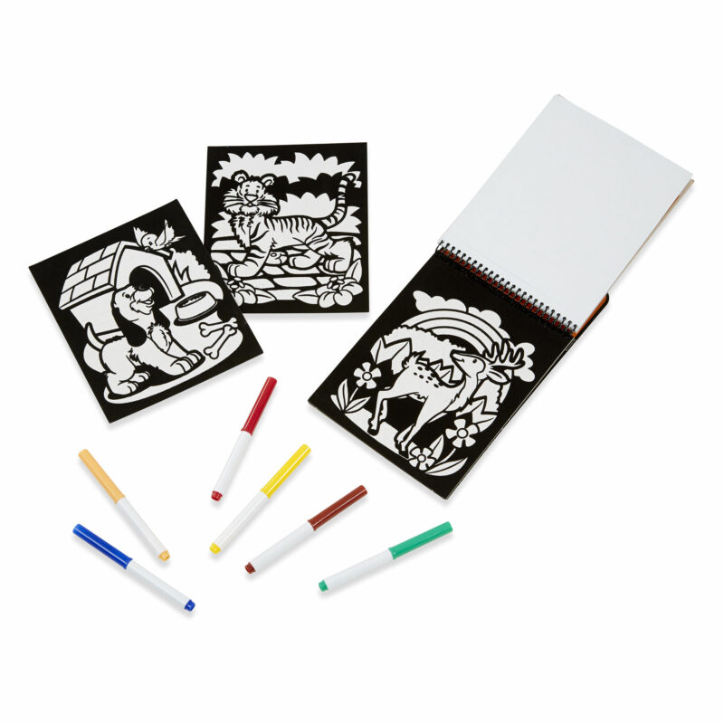 animal coloring pad