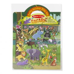 safari reusable puffy stickers