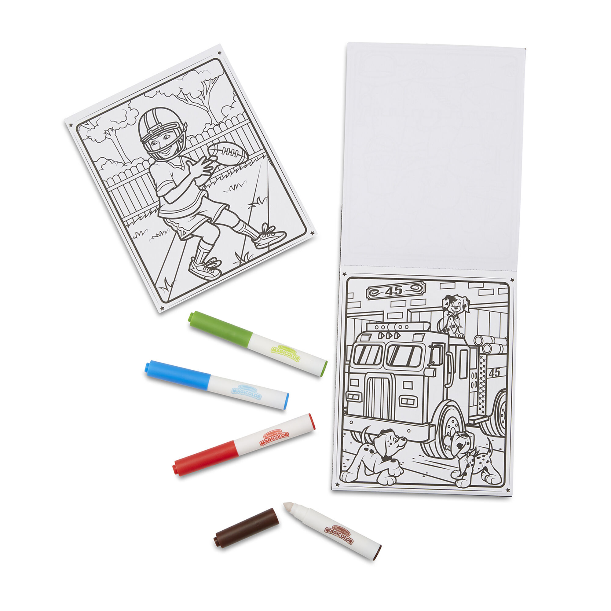 Melissa & Doug On the Go Magicolor Coloring Pad with 4 Mess-Free