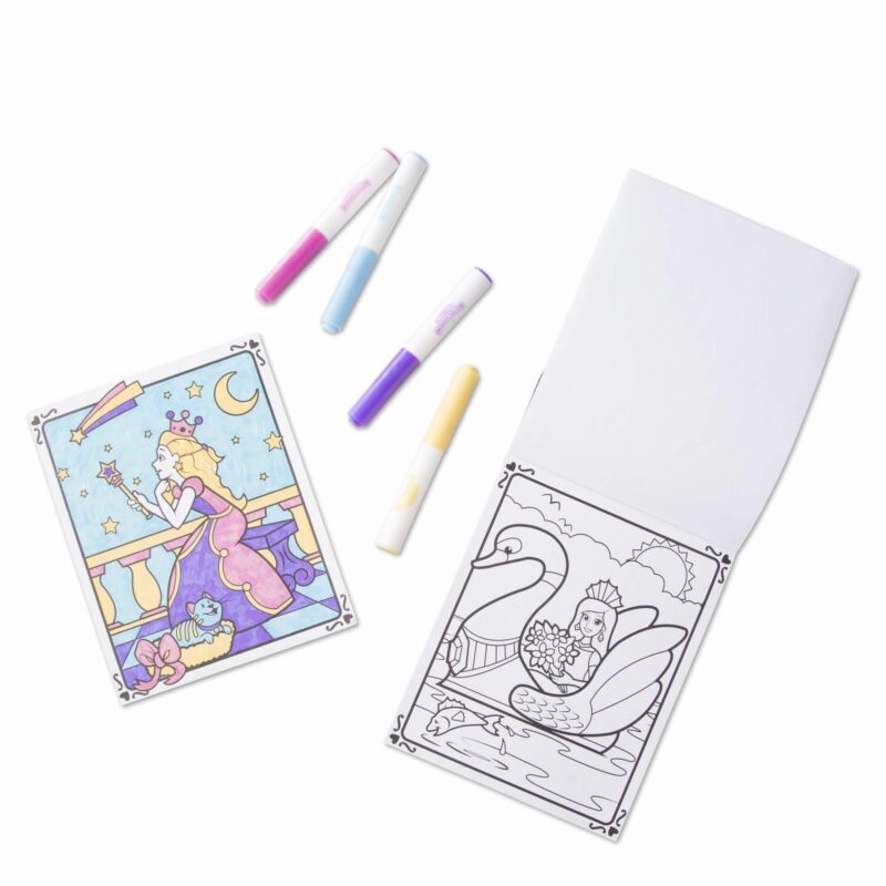 Magical coloring princes pad