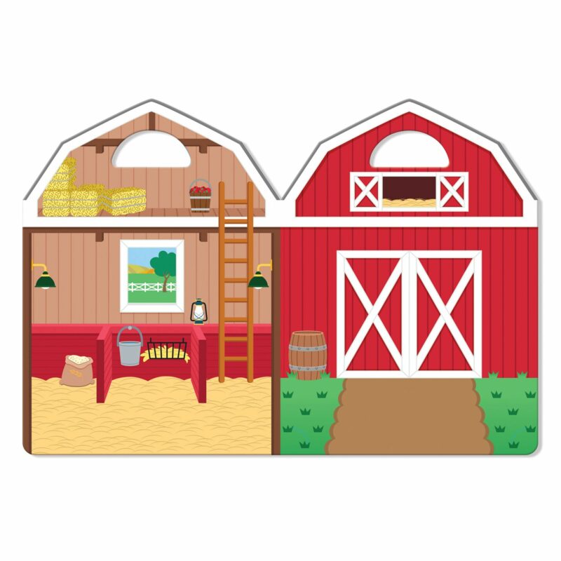 Farm sticker set backdrop