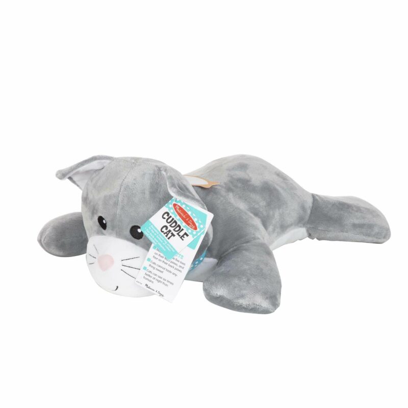 Melissa & Doug Cuddle Cat Jumbo Stuffed Animal