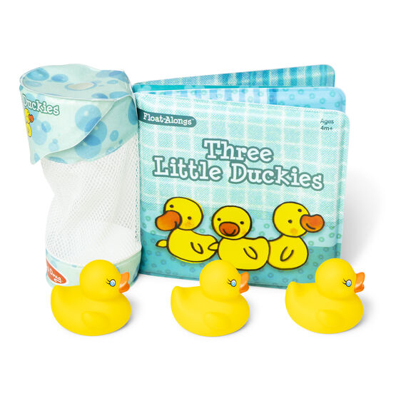 Three Little Duckies Bath Book and Toy set Float-Alongs Melissa & Doug