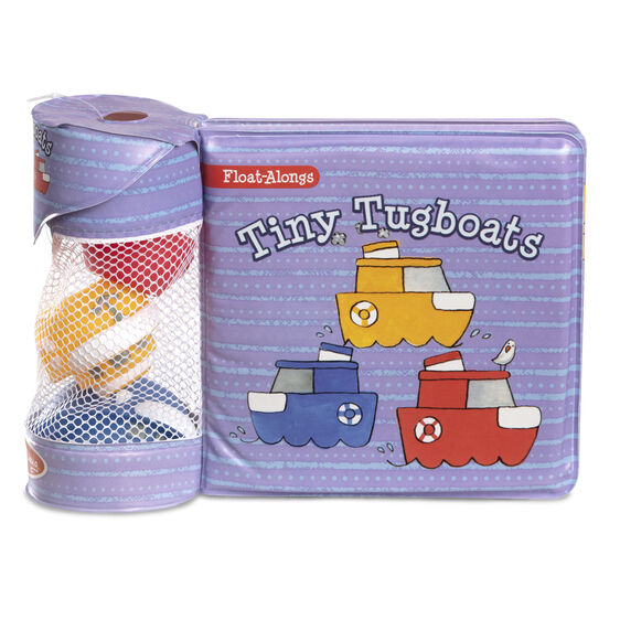 Melissa & Doug Tiny Tugboats Float-Alongs Bath Book and Toys