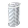 Ubbi Diaper Pail in Grey Chevron Print