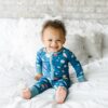 Little Sleepies Space Pattern Bamboo Sleeper Zippy