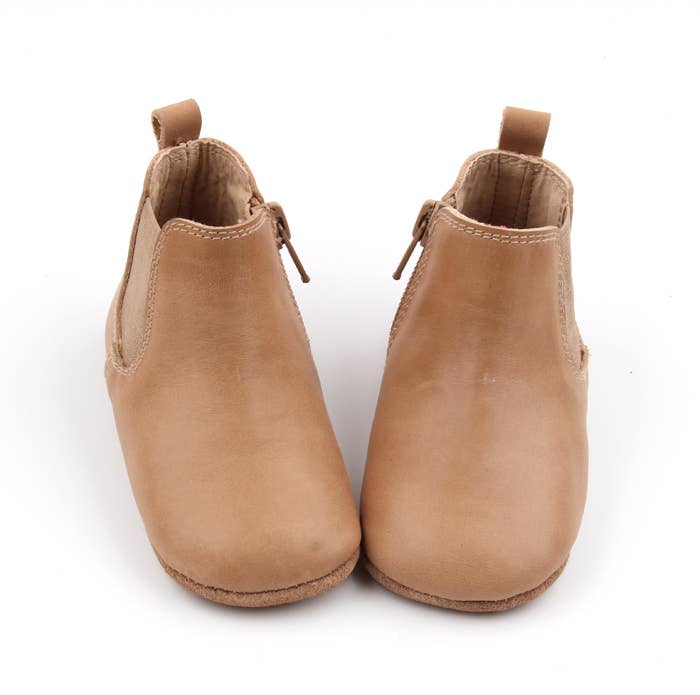 Baby Brown Leather Boots Sizes 2-8