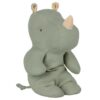 Maileg Safari Friends Small Rhino in Dusty Green