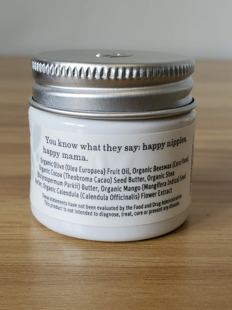 Organic Nipple Butter for Breastfeeding and Exclusively Pumping Moms