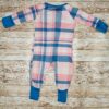 Little Sleepies Rosy Plaid Outlet Newborn Zippy