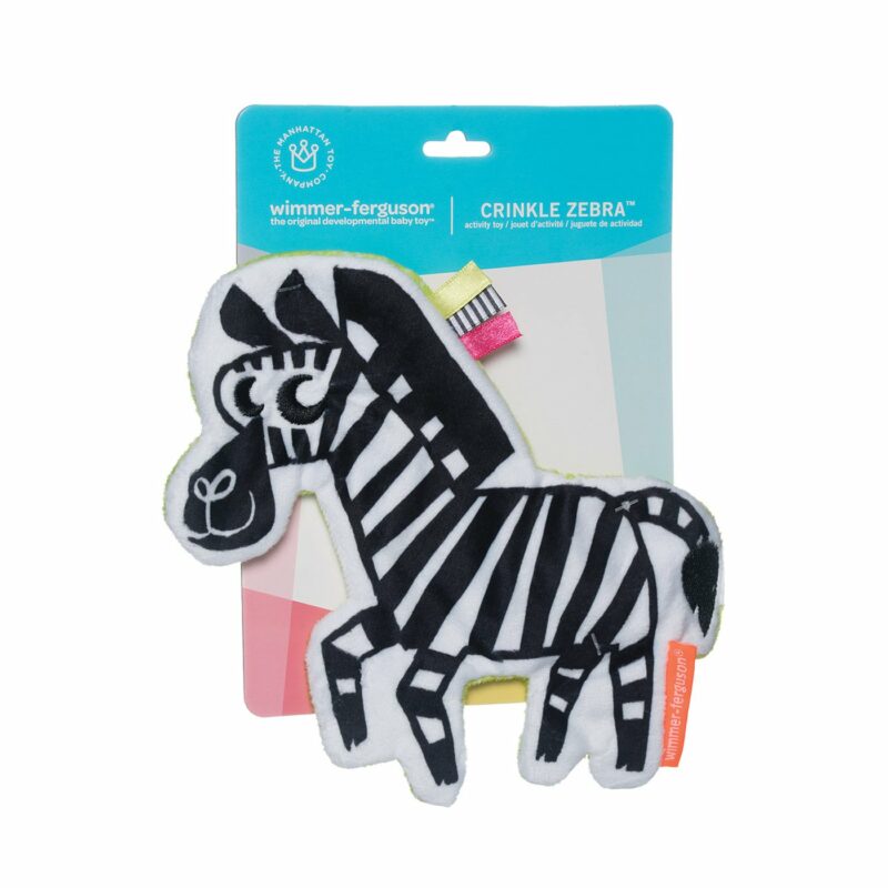 Crincle Zebra toy for babies