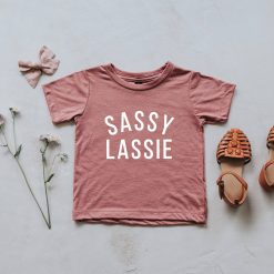 Sassy Lassie Pink T-shirt for Babies and Toddlers