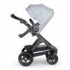 Stokke Trailz Grey Melange Stroller Black Chassis and Black Handle